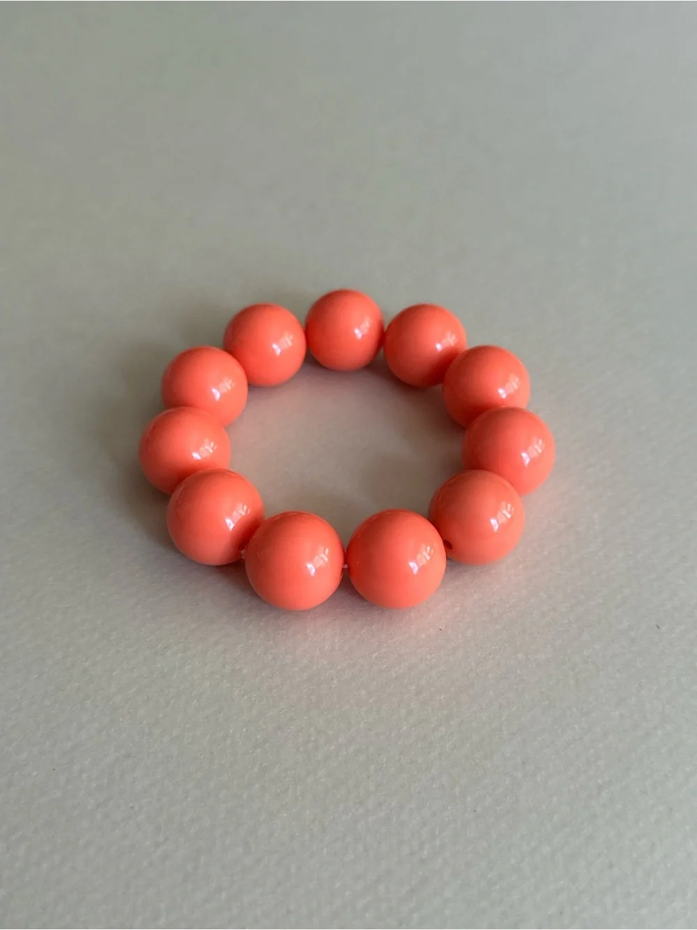 Boho Orange Beaded Bracelet N2321